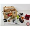 Image 1 : Assorted Gun Parts & Hardware : c/w Wooden Storage Box