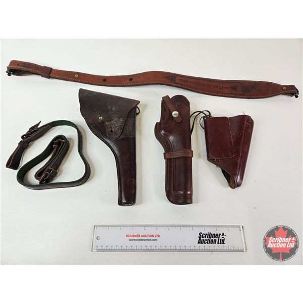 Leather Gun Holsters : Winchester Sling & Stock Cheek Rest