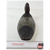 Image 8 : Wooden Duck Decoy (Consignor Tag: Red Head Drake : Hollow Working Decoy : Glass Eyes : 1940s)