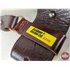 Image 6 : Brown Leather Holster : c/w Belt & Shoulder Strap