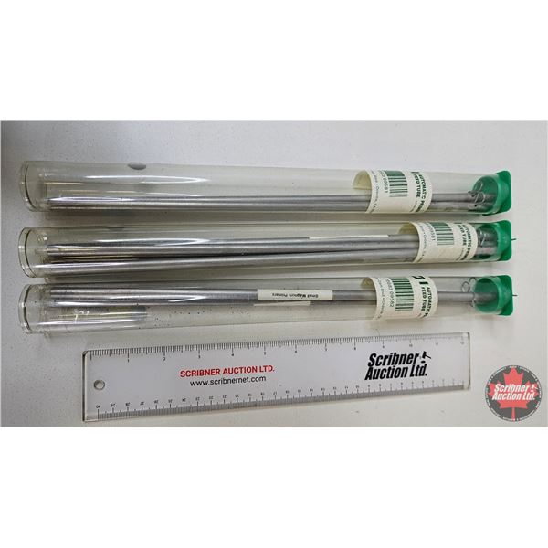(8) RCBS Automatic Primer Feed Tubes : Large & Small : c/w Storage Tubes