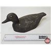 Image 2 : Wooden Duck Decoy (Consignor Tag: Teal Working Decoy : Glass Eyes : 1940s)