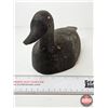 Image 3 : Wooden Duck Decoy (Consignor Tag: Teal Working Decoy : Glass Eyes : 1940s)
