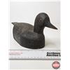 Image 4 : Wooden Duck Decoy (Consignor Tag: Teal Working Decoy : Glass Eyes : 1940s)