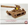 Image 1 : Custom Made Tank Sculpture : Cartridge Case Art