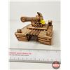Image 2 : Custom Made Tank Sculpture : Cartridge Case Art