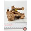 Image 3 : Custom Made Tank Sculpture : Cartridge Case Art