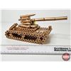 Image 4 : Custom Made Tank Sculpture : Cartridge Case Art