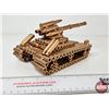 Image 7 : Custom Made Tank Sculpture : Cartridge Case Art
