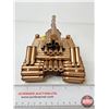 Image 8 : Custom Made Tank Sculpture : Cartridge Case Art