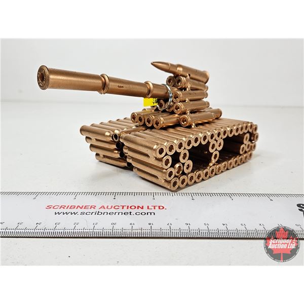 Custom Made Tank Sculpture : Cartridge Case Art
