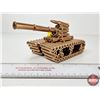 Image 1 : Custom Made Tank Sculpture : Cartridge Case Art