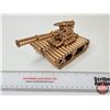 Image 2 : Custom Made Tank Sculpture : Cartridge Case Art