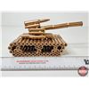Image 6 : Custom Made Tank Sculpture : Cartridge Case Art