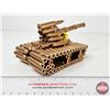 Image 7 : Custom Made Tank Sculpture : Cartridge Case Art