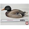 Image 10 : Wooden Duck Decoy (Consignor Tag: Mallard Drake Decorative Decoy : Signed B. Black : 1984)