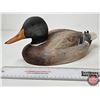 Image 1 : Wooden Duck Decoy (Consignor Tag: Mallard Drake Decorative Decoy : Signed B. Black : 1984)
