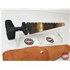 Image 2 : Buck Double-Edged Hunting Saw : c/w Leather Sheath