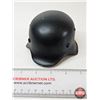 Image 2 : WWII German-Style Miniature Helmet : Black : c/w Liner & Chinstrap