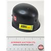 Image 6 : WWII German-Style Miniature Helmet : Black : c/w Liner & Chinstrap