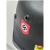 Image 8 : WWII German-Style Miniature Helmet : Black : c/w Liner & Chinstrap
