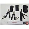 Image 1 : (2) Multi-Tools & (1) Folding Hunting Knife : c/w Belt Pouches