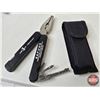 Image 5 : (2) Multi-Tools & (1) Folding Hunting Knife : c/w Belt Pouches