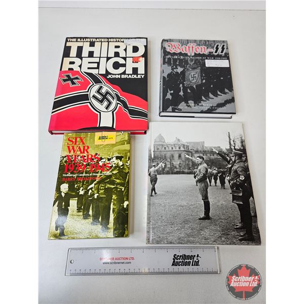 (4) WWII History Books : German & Canadian History