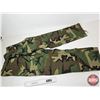 Image 1 : Military Camo Rain Pants : Medium Long