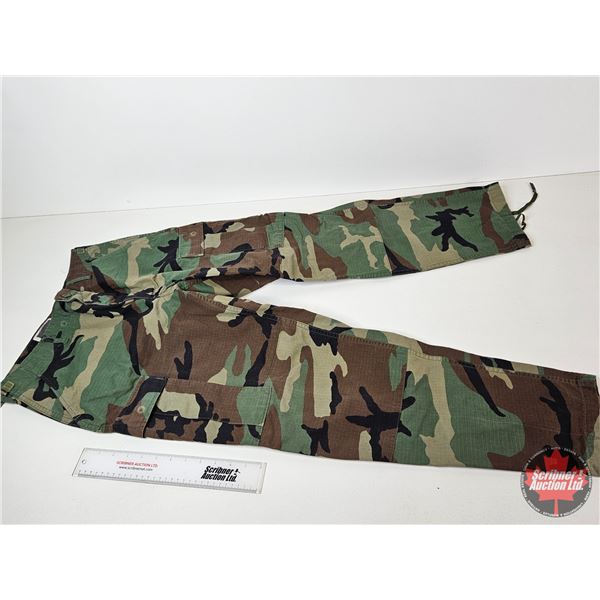 U.S. Military Camo Cargo Pants : Medium Regular