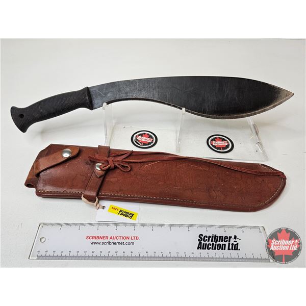 Kukri Knife : c/w Leather Sheath