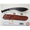 Image 1 : Kukri Knife : c/w Leather Sheath