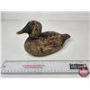 Image 2 : Wooden Duck Decoy (Consignor Tag: Very Early Bufflehead Drake : c.1890?)
