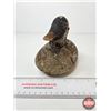 Image 3 : Wooden Duck Decoy (Consignor Tag: Very Early Bufflehead Drake : c.1890?)
