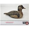 Image 5 : Wooden Duck Decoy (Consignor Tag: Very Early Bufflehead Drake : c.1890?)