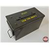 Image 14 : Empty Brass : 9mm Luger & .38 Special : (5) Bags : c/w Metal Ammo Can