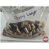 Image 4 : Empty Brass : 9mm Luger & .38 Special : (5) Bags : c/w Metal Ammo Can