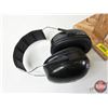 Image 2 : (2) Pairs Hearing Protection Earmuffs : c/w Wooden Shooting Rest
