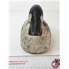 Image 3 : Wooden Duck Decoy (Consignor Tag: Goldeneye / Whistler Drake Working Decoy : 1950s)