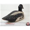Image 6 : Wooden Duck Decoy (Consignor Tag: Goldeneye / Whistler Drake Working Decoy : 1950s)