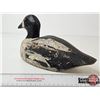 Image 8 : Wooden Duck Decoy (Consignor Tag: Goldeneye / Whistler Drake Working Decoy : 1950s)
