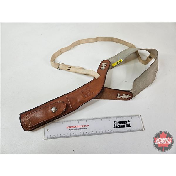 Safety Speed Leather Shoulder Holster : Large Auto : Model 100
