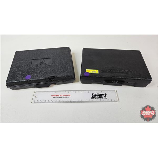 (2) Hard Pistol Cases : Ruger & MTM Case-Gard 804