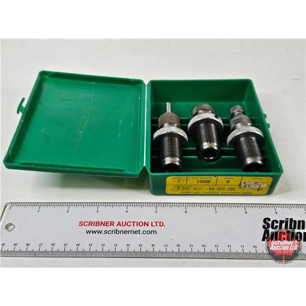 RCBS .44 Magnum SWC : 3-Die Set : c/w Case