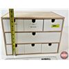 Image 13 : 7-Drawer Wooden Cabinet : c/w Bore Cleaning Supplies & Scope Mounts