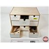 Image 1 : 7-Drawer Wooden Cabinet : c/w Bore Cleaning Supplies & Scope Mounts