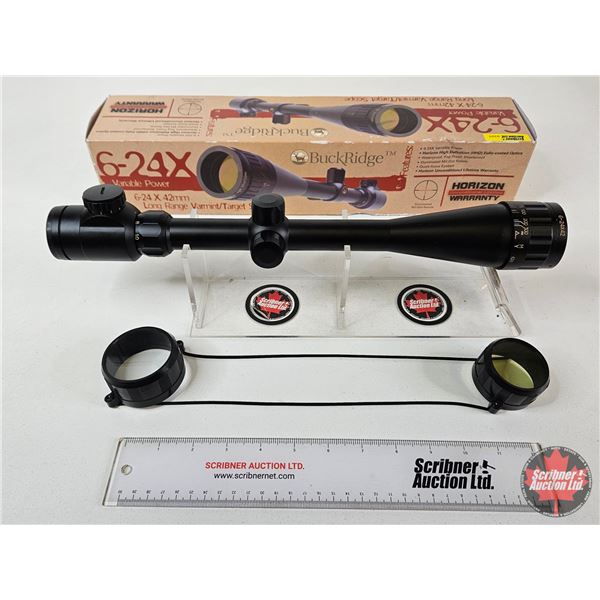 Buck Ridge Horizon 6–24x42 Rifle Scope : Illuminated Mil-Dot : c/w Box