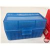 Image 8 : (14) MTM Plastic Ammunition Storage Boxes : Assorted Pistol Sizes