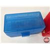 Image 9 : (14) MTM Plastic Ammunition Storage Boxes : Assorted Pistol Sizes