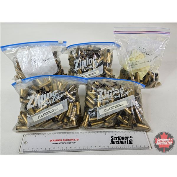 Empty Brass : .44 Rem Magnum : 5 Bags : 824 Count Total